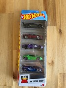 HOT WHEELS HW MOTOR SHOW 5-pack JBJ89 Ferrari Lamborghini Nowy