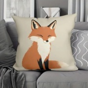 Poszewka na poduszkę, lisek, boho, 45x45cm