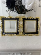 Dwie ramki ozdobne włącznika światła 