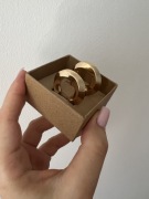 Kolczyki duże kółka 3,5 cm