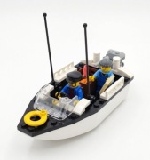 LEGO city - motorowa łódź rybacka - MOC + figurki 