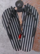 Klapki, japonki w paski OVS, wyprzedaż