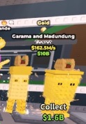 Steal a Brainrot - garama and madundung 162.5m/s