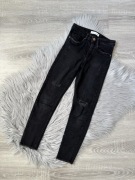 Czarne jeansy skinny dziewczęce Zara 140 cm jak nowe