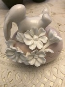 Ceramiczne otwierane jajo z zajączkiem