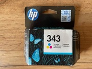 Oryginalny tusz HP 343 C8766E kolorowy z hologramem