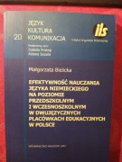 Efektywność nauczania języka niemieckiego na poziomie przedszkolnym