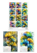 Kalendarz 2026 Kolory Ginkgo Biloba 15x21 cm