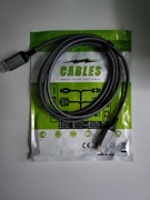 Kabel HDMI - HDMI 8K 4K 2M plecionka