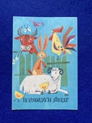 Maria Uszacka Wielkanoc Wesołych Świąt pocztówka