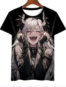 T-shirt Kurohime dla Fanów Anime Manga Fantasy