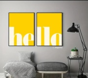 2 duże plakaty NA PŁÓTNIE 50x70cm