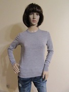 UNIQLO szary sweter damski 100% wełna _ XS