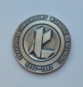 Medal Pamiątkowy 35 Lat Transportu Samochodowego Łączność