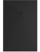 Brodzik kompozytowy Mexen Stone+ czarny 140x80