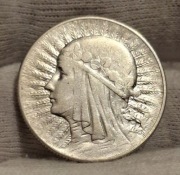 Moneta 5 zł  Polonia - Głowa Kobiety z 1933 r