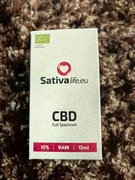 Sativa Life Olejek CBD 10% RAW, Full Spectrum