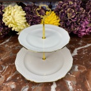 Elegancka porcelanowa etażerka 2-poziomowa - Eschenbach #1