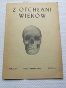 Z OTCHŁANI WIEKÓW  zeszyt 4  z 1953 r
