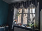 Piękna szara czarna zasłona  z cekinami z lambrekinem nr 6