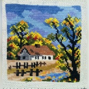Haft gobelinowy - Jesień