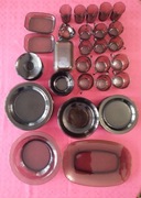 Vereco Arcoroc France szkło dymione 75 sztuk talerze, salaterki, filiżanki 