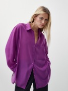 MASSIMO DUTTI luźna koszula 100% lyocell