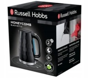 Czajnik elektryczny Russell Hobbs Honeycomb 2400 W 1,7 l czarny