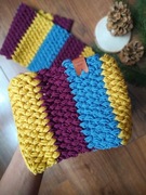 Dziecięcy szal S dla dzieci merynos RÓŻNE KOLORY