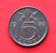 5  Centów   1980 r  -   Holandia  