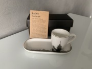 Oryginalna turecka filiżanka wraz ze spodkiem