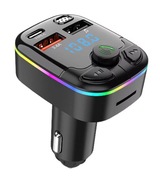 Transmiter samochodowy FM Bluetooth 5.0 Ładowarka 18W