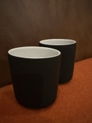 Kubki łazienkowe Ikea, 2 sztuki, ceramiczne, nowe