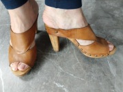 Klapki drewniane Ryłko