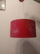 Lampa wisząca czerwony samochód