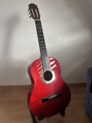 Gitara klasyczna Kirkland 215006 czerwona + pokrowiec