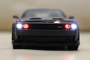Model samochodu jak DODGE CHALLENGER SRT HELLCAT 1:32 światła dźwięk