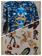 Bluzka z długim rękawem Sonik + naklejki Sonic