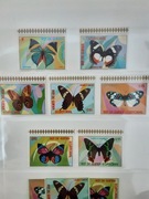 Gwinea Równikowa 1976  Mi 1025-31 motyle seria  idealna pozycja