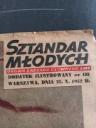 Czasopismo "Sztandar Młodych" , dodatek ilustrowany nr 113, 25.X.1952 rok