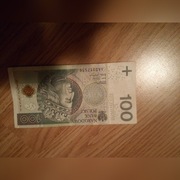 Banknot 100 zł seria AA5317556 i inne