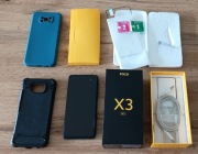 POCO X3 NFC stan b.dobry, zestaw z nowym etui i szkłem