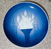B&G Kjobenhavn Olympiade Munchen 1972 talerz dekoracyjny