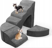 LitaiL Schody dla psa o wysokości 70 cm do łóżka kontynentalnego