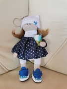 Lalka tekstylna brelok