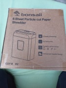 Niszczarka do dokumentów Bonsaii 6 kartek P-4 cięcie krzyżowe 13L