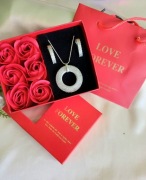 Srebrny komplet - koło ażurowe-pr 925