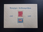 WMG Danzig Blok 3 ** Wystawa Gospodarcza 1937