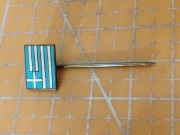 Przypinka oznaką flaga Grecji Grecja emalia