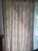 zasłony  efe beż ze złotem  2 szt.